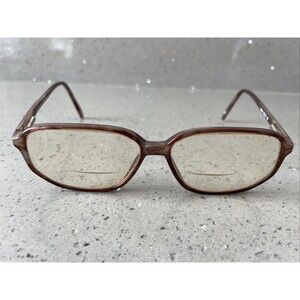 Puritan Joe Eyeglasses Frames ONLY 55-14-145 Grey full rim brown tortoise